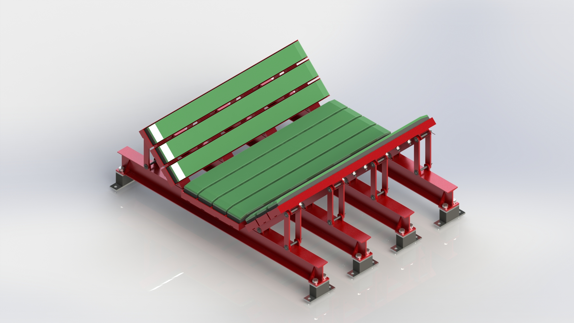 Mesa Reforçada com amortecedor