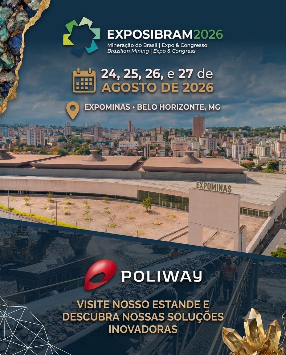 Poliway confirmada na EXPOSIBRAM 2026: Soluções de Alta Performance para a Mineração